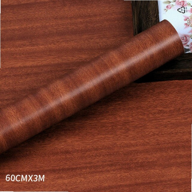Wood Grain PVC Wallpaper Film for Kitchen Cabinets Furniture Closet Door Home Office Wall Decor Sticker