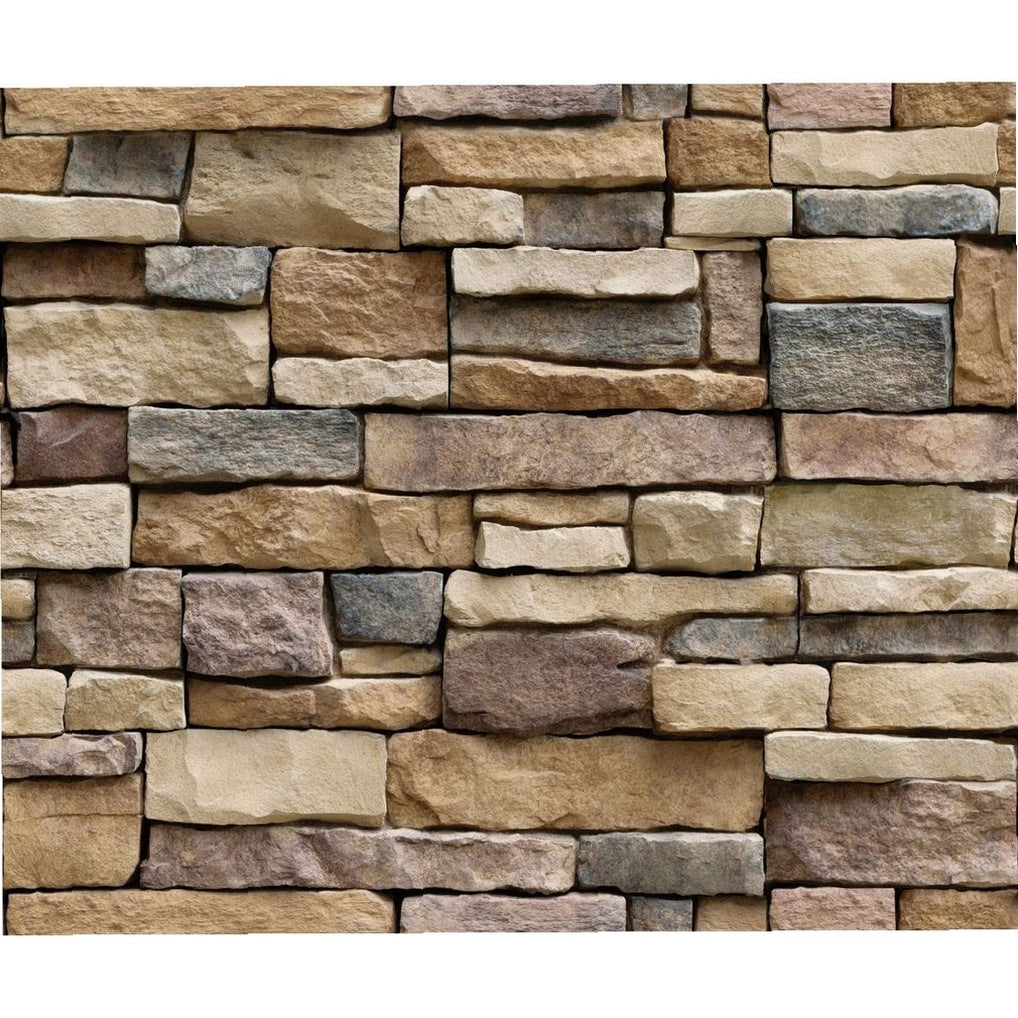 Removable PVC 3D Stone Brick Wall Sticker Wallpaper Home Decor Art Paper Background Decal for Living Room Bedroom
