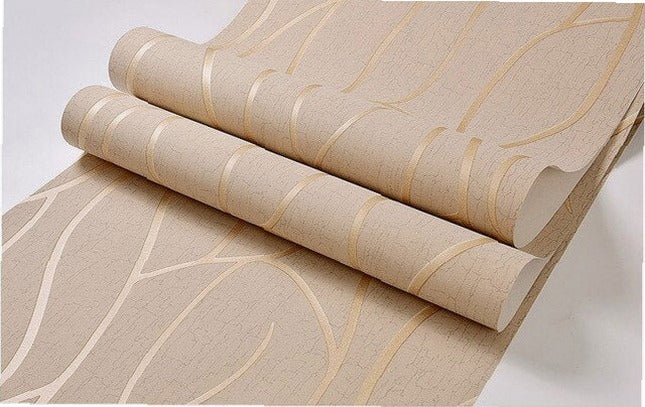 10M Non-Woven Wall Paper Roll Modern 3D Wallpaper Simple Wall Covering for Bedroom Living Room Dining Room Home Decor