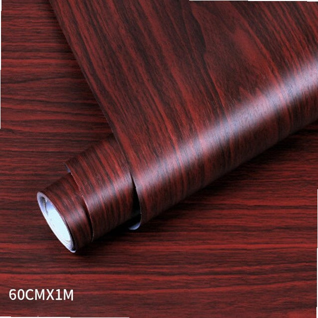 Wood Grain PVC Wallpaper Film for Kitchen Cabinets Furniture Closet Door Home Office Wall Decor Sticker