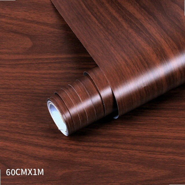 Wood Grain PVC Wallpaper Film for Kitchen Cabinets Furniture Closet Door Home Office Wall Decor Sticker