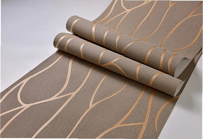 10M Non-Woven Wall Paper Roll Modern 3D Wallpaper Simple Wall Covering for Bedroom Living Room Dining Room Home Decor